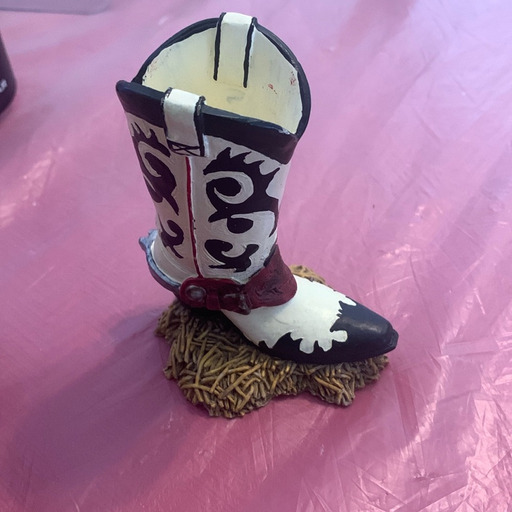 Decorative western boot